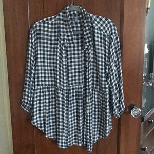 Aerie plaid button up. Size xl